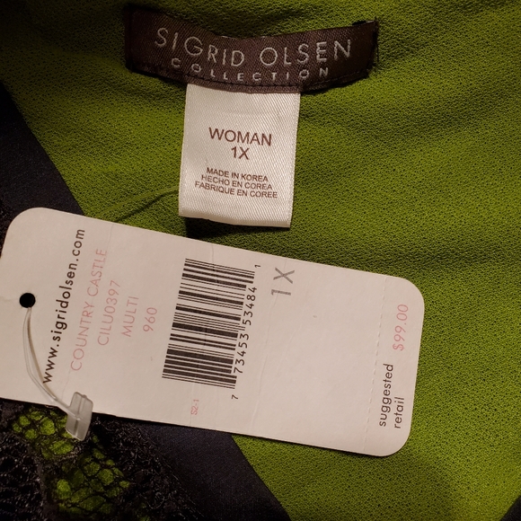 Sigrid Olsen NWT 1X - Picture 5 of 7